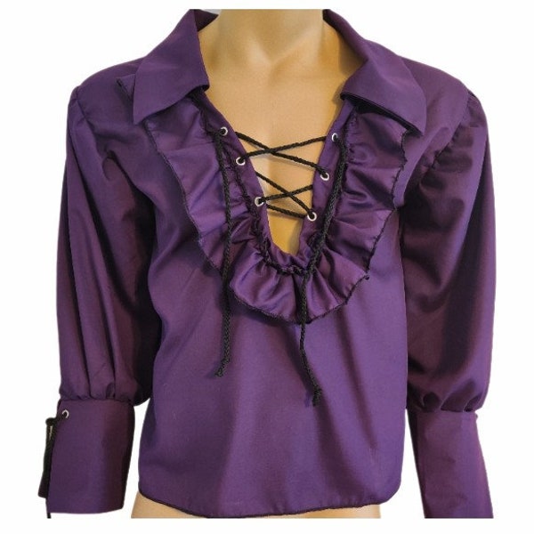 Natural Gauze Pirate Shirt Costume