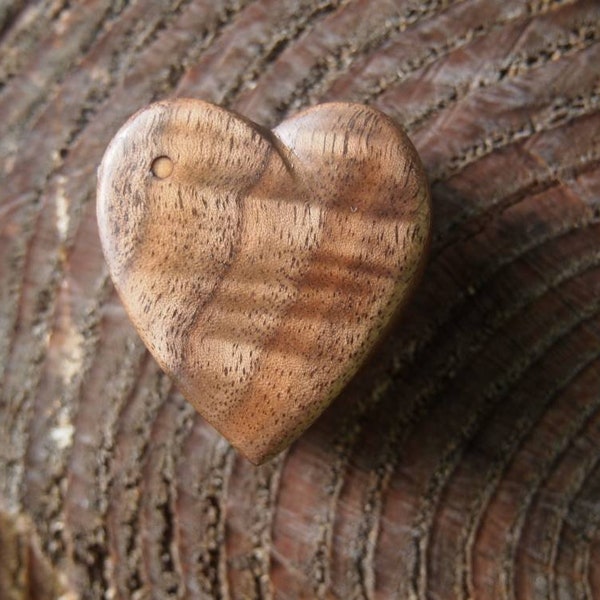 Heart shaped ring box / handmade wooden box / carved box