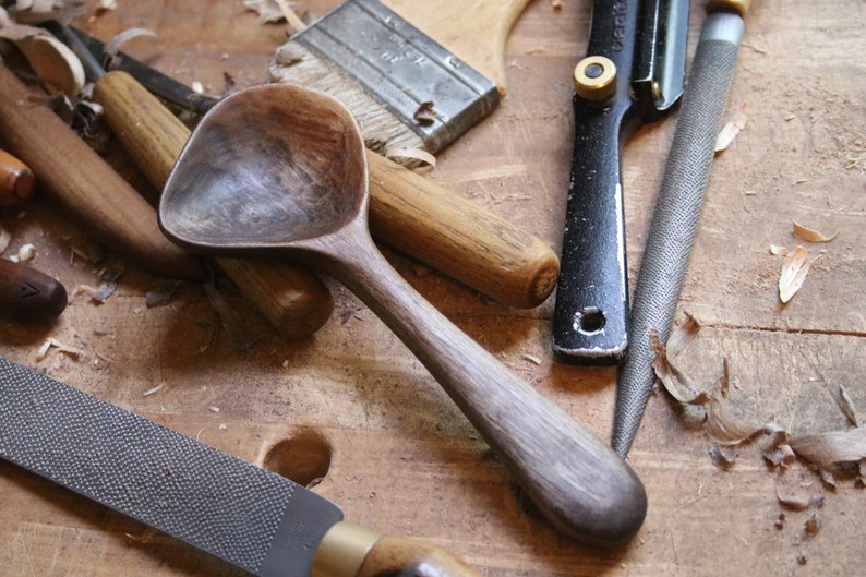 Serving Spoon Style #3 / Wooden Spoon / Sauce Spoon - Etsy