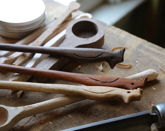 Cardinal spoon stir set / wooden stir set