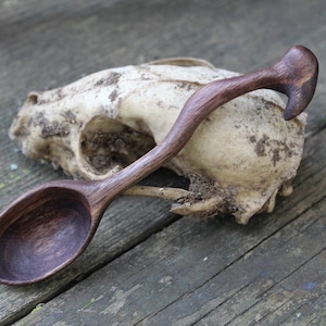 Hand carved spoon / Hand made spoon / Witchy spoon style #2 / Skeksis spoon