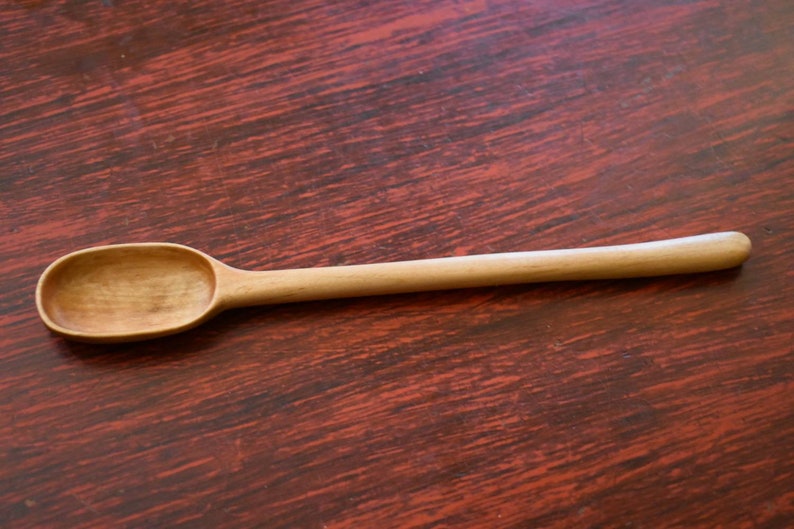 Long Handled 1 Tablespoon Spoon/ Wooden Tablespoon Etsy