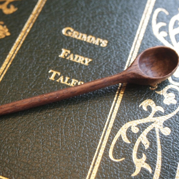Hand Carved Spoon / mini spice spoon style #1