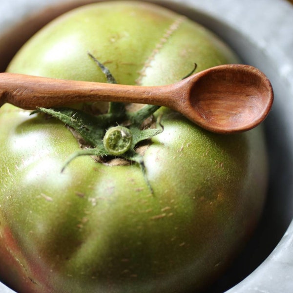 Micro spoon style #3 / sparrow spoon / tiny wooden spoon