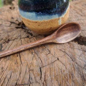 Condiment spoon / style #1 / wooden spoon