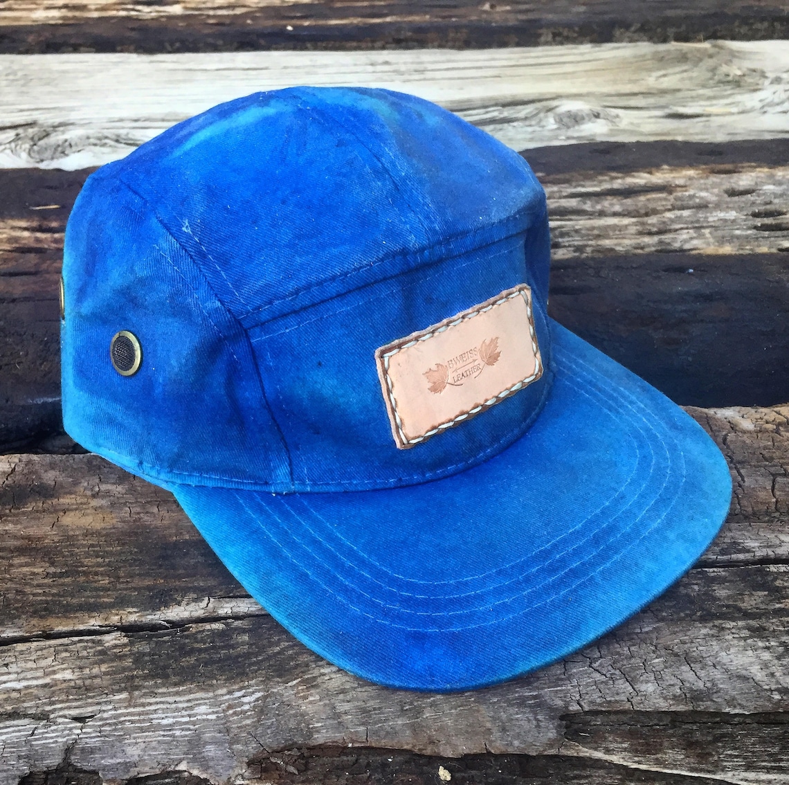 5 Panel waxed duck canvas hat Etsy
