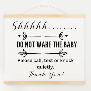 Baby Sleeping Sign Digital Download Baby Is Sleeping Sign Minimalist Digital Download Sign Do Not Disturb Printable Sign Sleeping Baby Sign