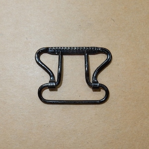 Vintage buckle 1box - 144pcs vest pants back buckle black