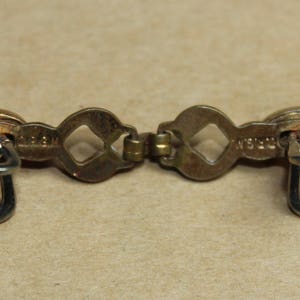 Victorian antique collar bar snakes pink glass 1890 1900 image 4