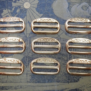 Vintage buckles cap hat  1920s NOS 9 pcs