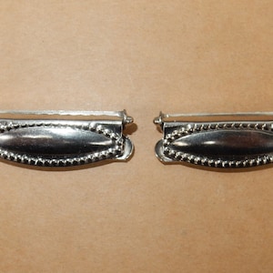 Vintage suspenders buckles metal parts
