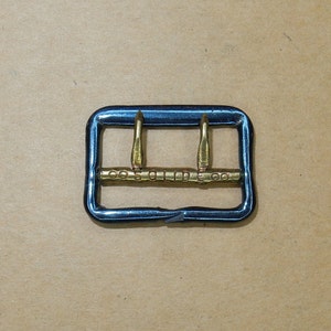 Vintage buckle vest pants SOLIDE blue NOS B2