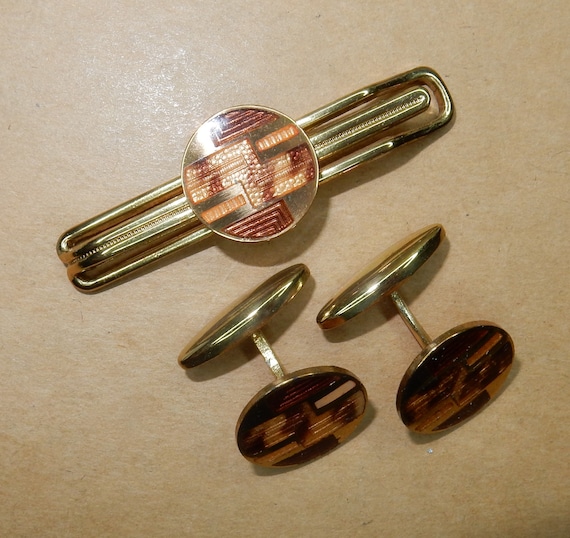 Boutons De Manchettes Vintage à Clips - Occasion, Détail à Voir