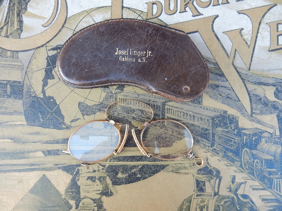 Glasses antique 1900 nose glasses - image 1