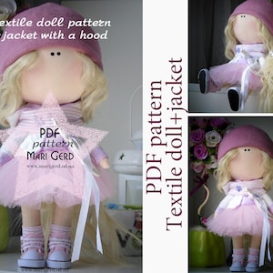 Doll Pattern doll textile doll clothes Body PDF Sewing Pattern Rag Doll Pattern pdf Blank Rag PDF Doll Body Doll Form Doll Pattern body doll