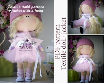 Poppatroon pop textiel poppenkleding Lichaam PDF Naaipatroon Lappenpop Patroon pdf Blank Rag PDF Poplichaam Popvorm Poppatroon lichaamspop