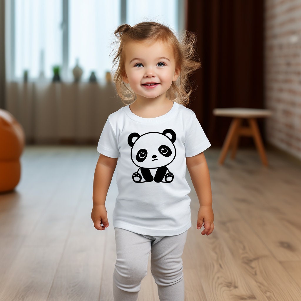 Cute Panda Svg, Dxf , Cute Baby Panda Svg, Cute Animal Svg, Panda Svg