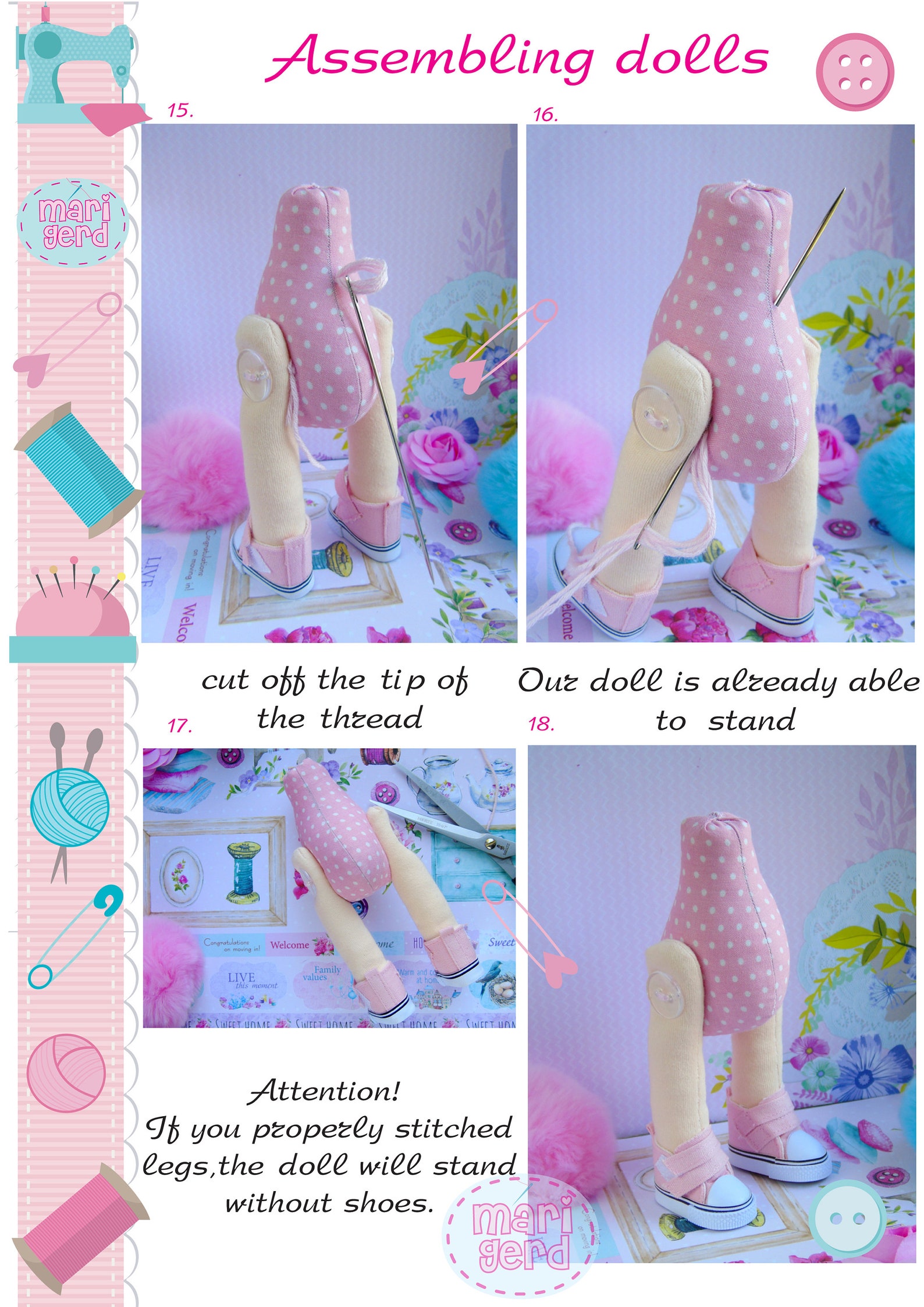 Doll Pattern Doll Handmade Tilda Doll Pattern Cloth Doll Patterns ...