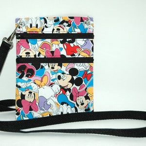 Disney Handmade Fabric Wallet Crossbody Bag Passport Wallet - Etsy