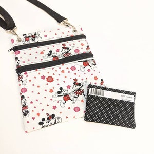 Disney Handmade Fabric Wallet Crossbody Bag Passport Wallet - Etsy