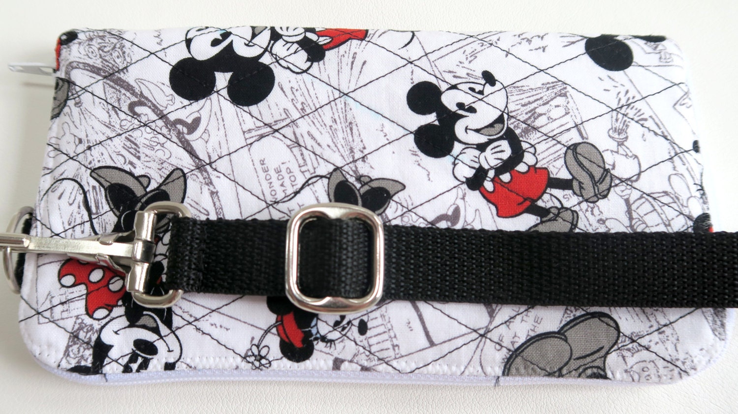 Quilted Disney Fabric Wristlet Wallet Cell Phone Case or Etsy