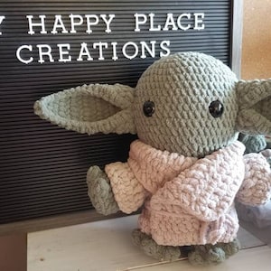Baby Alien Crocheted Plushie