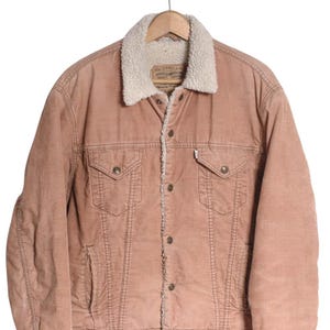 Vintage Levi&#39;s 71500 Sherpa Lined Corduroy Jacket | Size L - www.brickvintage.com
