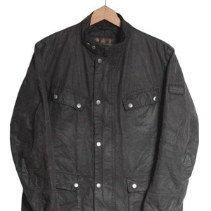 Vintage Barbour International Duke Wax Jacket | Size L - www.brickvintage.com