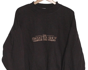 Sudadera vintage The Sweater Shop, años 80 / Talla L - www.brickvintage.com