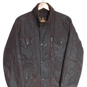Vintage Barbour Sapper Brown Wax Jacket | Size S - www.brickvintage.com