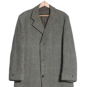 Tweed crombie coat discount