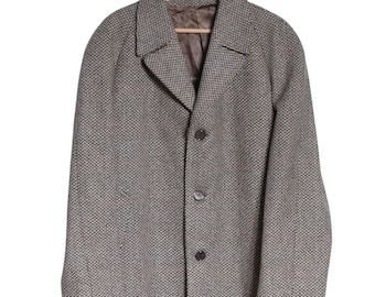 Vintage Cloth Made by Crombie Aberdeen Scotland Mens Overcoat Size