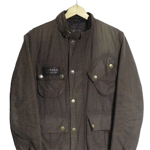 Vintage Barbour International Wax Jacket | Size S - www.brickvintage.com