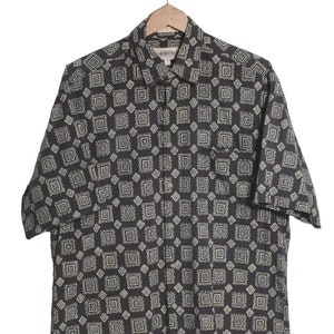Vintage 1980's Campia Moda Pattern Shirt | Size M - www.brickvintage.com