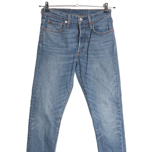 Vintage Levi&#39;s 501 S Slim Fit Blue Jeans | Size 26/30 - www.brickvintage.com