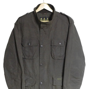 Vintage Barbour SMU Trooper Wax Jacket | Size L - www.brickvintage.com