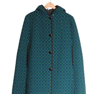 Vintage Reseta Welsh Woollens Maxicap uit de jaren 60 - www.brickvintage.com