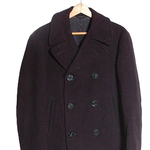 Vintage 1960&#39;s Dale Fashions US Navy Pea Coat | Size S - www.brickvintage.com