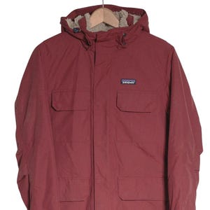 Vintage Patagonia Burgundy Hooded Jacket Coat | Size S - www.brickvintage.com