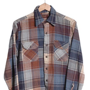 Vintage Wrangler geruit flanellen shirt jaren 70 | Maat M - www.brickvintage.com