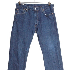 Vintage Levi's 501 Blue Denim Jeans | Size 36/30 - www.brickvintage.com