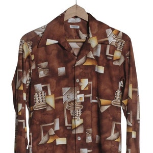 Vintage 1970&#39;s D&#39;Avila Disco Shirt | Size S - www.brickvintage.com