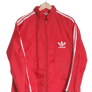 adidas 赤 ストライプ ウォームアップウェア ユーゴスラビア製