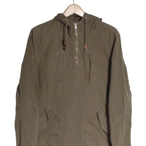 Vintage 1960&#39;s Green Pullover Smock Jacket | Size S - www.brickvintage.com