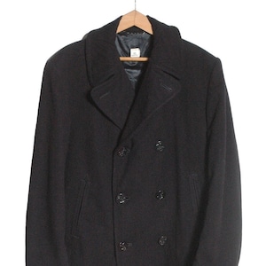 Vintage 1980&#39;s Crown Clothing Co Pea Coat | Size L - www.brickvintage.com