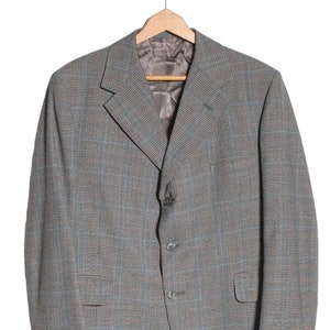 Vintage 1975 Bespoke I&#39;Anson James & Co Ltd Check Suit | Size 38 S - www.brickvintage.com