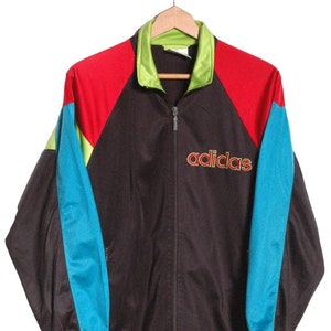 Adidas Jacket Vintage 90s Adidas Track Jacket Adidas Made in Japan  Colorblock Track Top Jacket Size Youth 140 - Etsy