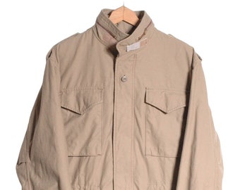Vintage Alpha Industries Khaki M65 Field Jacket | Size S - www.brickvintage.com
