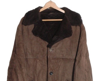 Vintage 1970's Taube Collection Sheepskin Coat | Size L - www.brickvintage.com