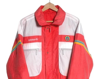 Vintage 1970's Adidas Bench Coat Jacket | Size M - www.brickvintage.com